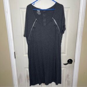 Frida Mom Gray Delivery And Nursing Gown One Size